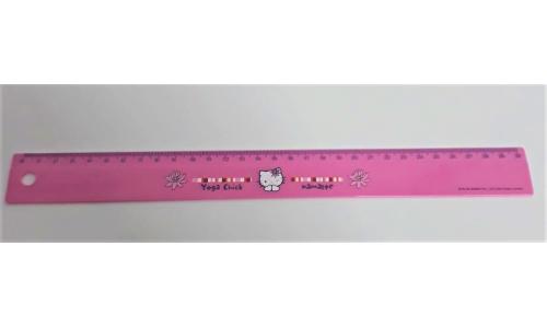YES R�gua Pl�stica Hello KItty Yoga Chick Namaste 30 cm